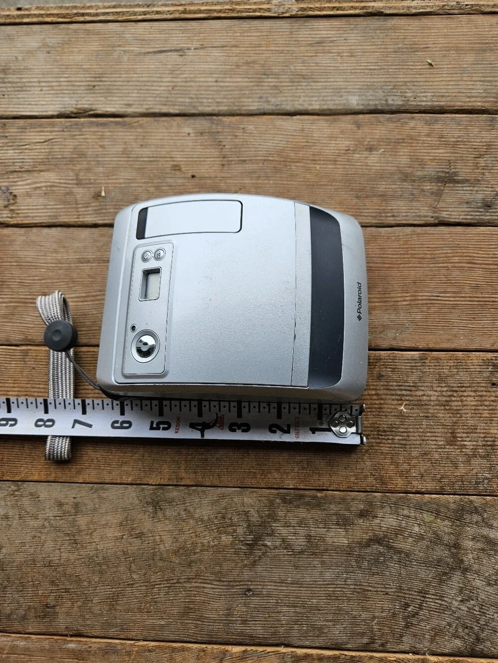 Polaroid One 600 Folding Instant Film Camera - Silver -